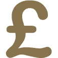 sterling pound sign of money 01