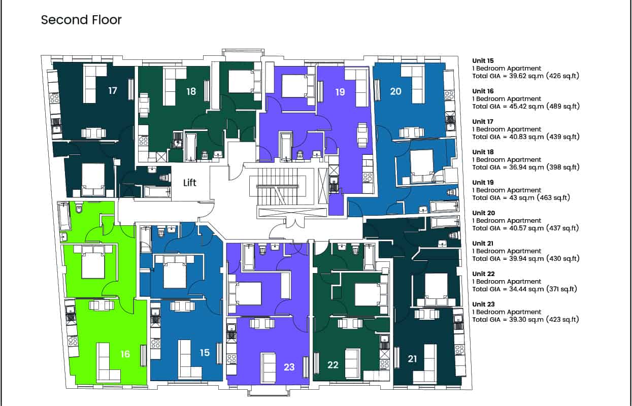 Hampton House Southampton :Ocea Floorplan Commercial to Residential Property Conversion Apartment